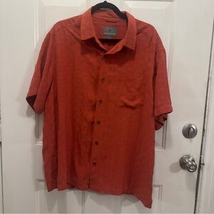 Royal Robbins Brick Red Casual Button Down Shirt